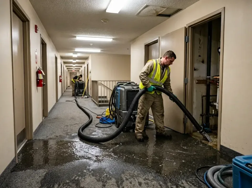 multi-unit-apartment-hallway-f-005 — frequently asked questions, Emergency Burst Pipe Water Extraction & Removal in Gamewell…